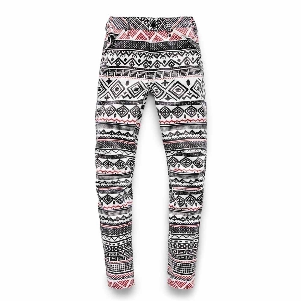 G-star Elwood X25 3D Mid Waist Aztec Mayan Print Boyfriend Jeans